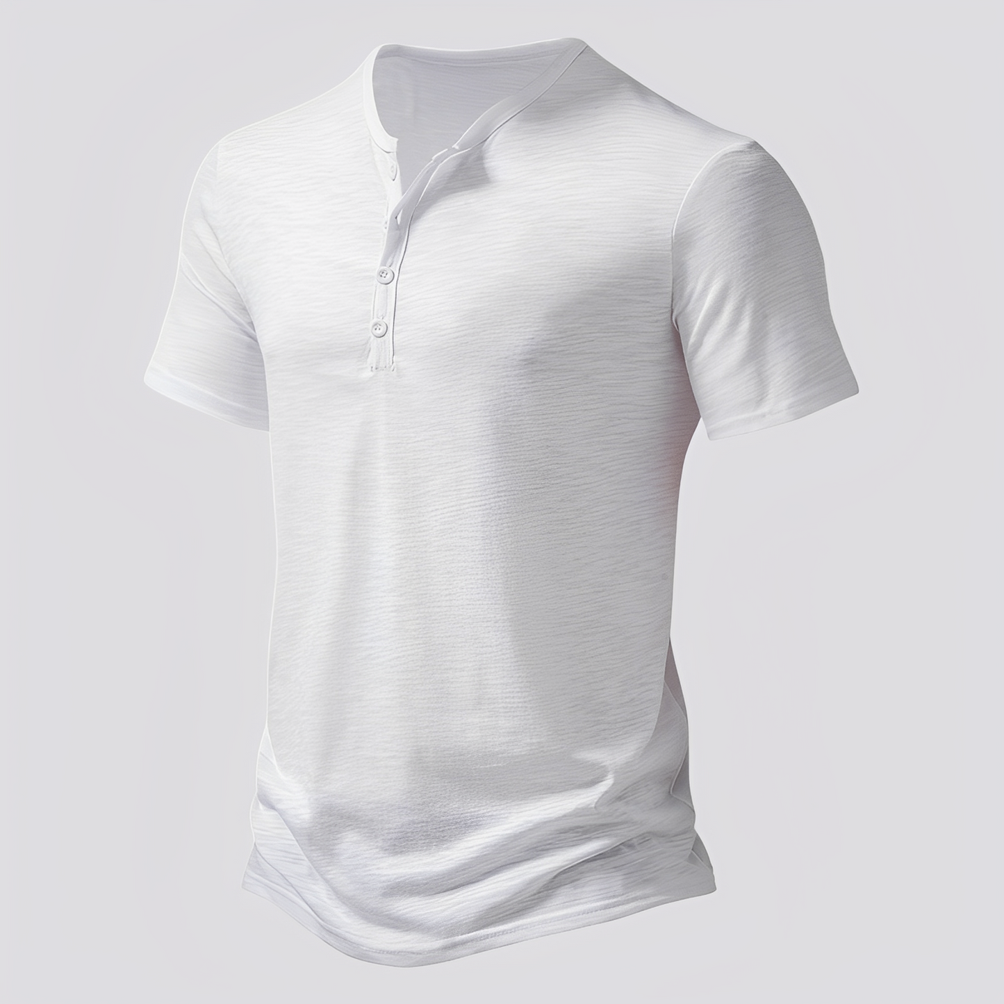David - Casual button-up T-shirt for men