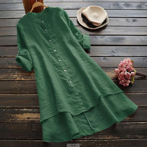 Magie - Linen Summer Dress: Fresh and Comfortable