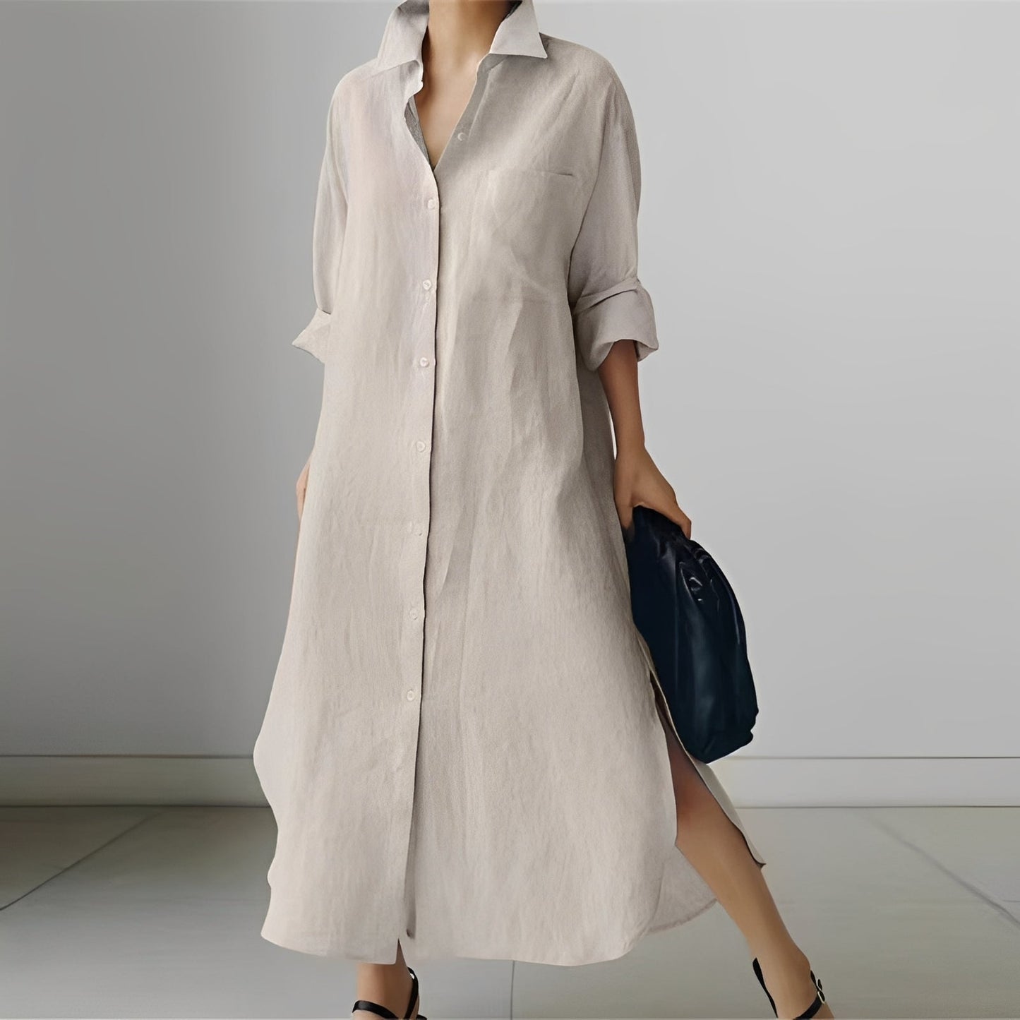 Patricia - Casual Oversized Shirt Dress for Women