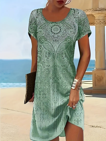 Hannah - Trendy Printed Dress for Women