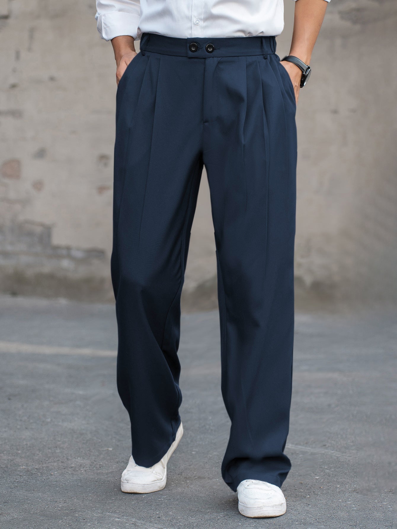 Dexter - Casual Pants with Wide Leg for Men