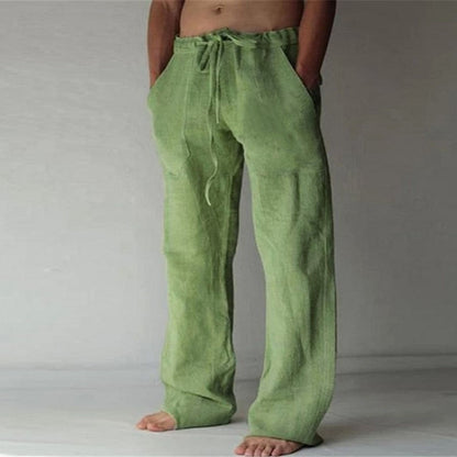 Benjamin - Men's Solid Color Linen Pants