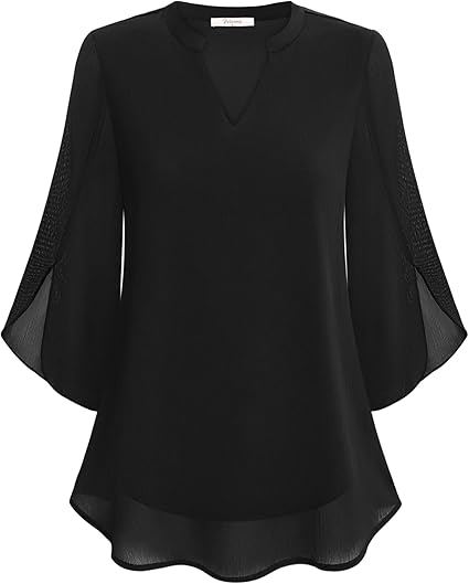 Brianna - Open sleeve blouse with stylish movement