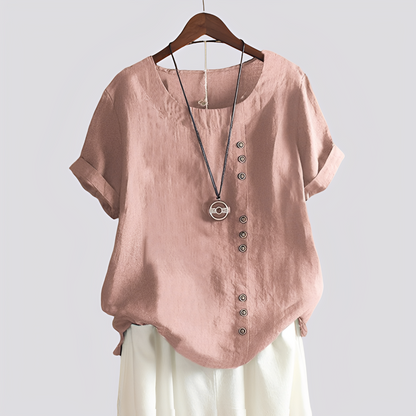 Isabelle - Women's Short Sleeve Comfortable Shirt