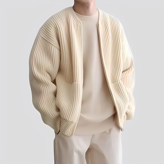 Willy - Cozy Men's Cardigan with Zipper