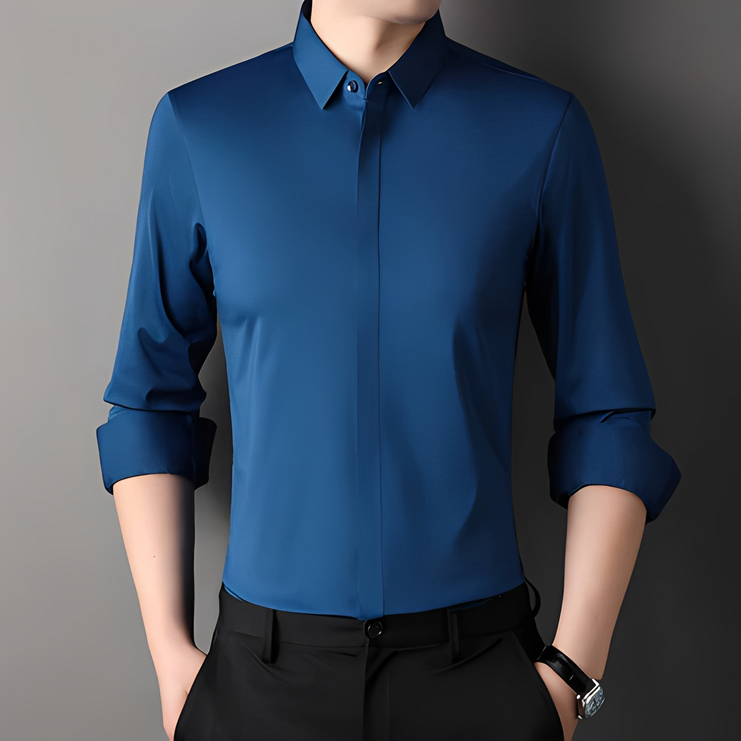 Limuel - Stylish Pleat-Free Shirt for Men