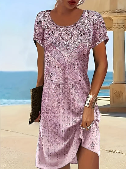 Hannah - Trendy Printed Dress for Women