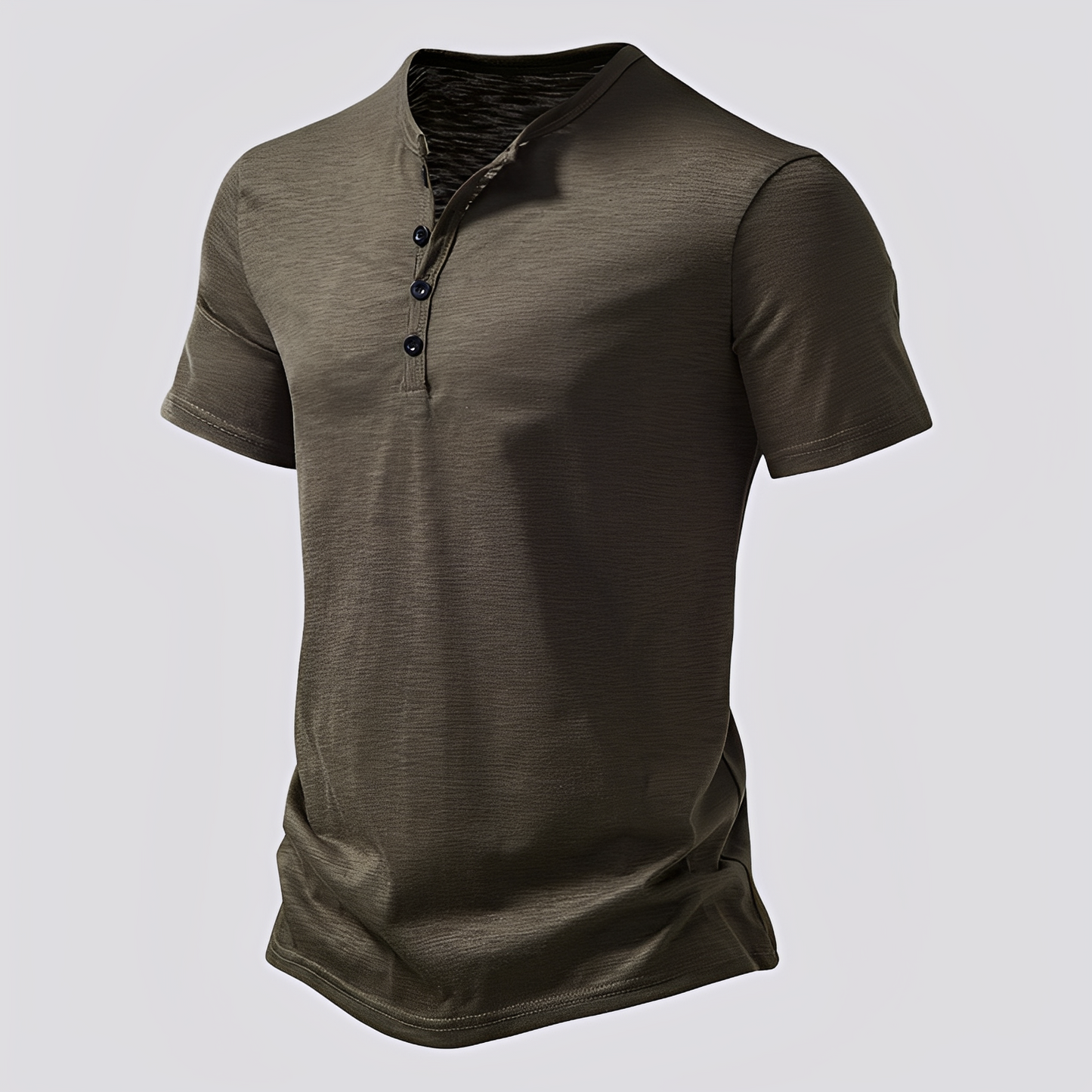 David - Casual button-up T-shirt for men