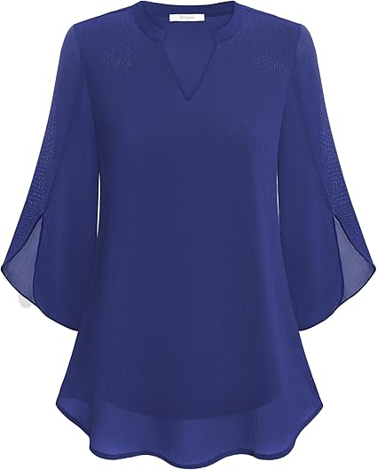 Brianna - Open sleeve blouse with stylish movement