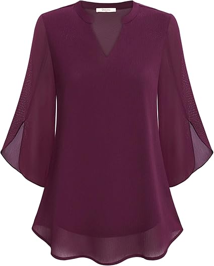 Brianna - Open sleeve blouse with stylish movement