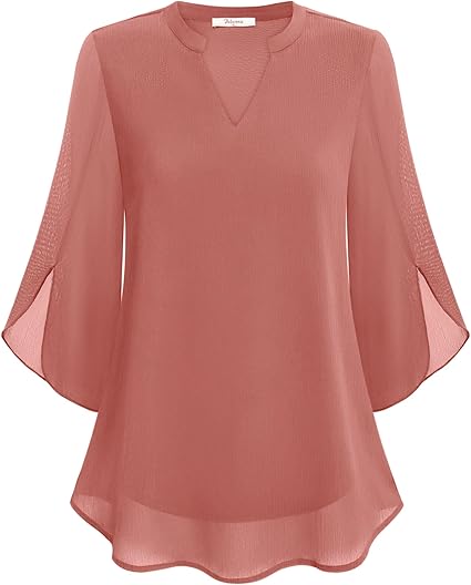 Brianna - Open sleeve blouse with stylish movement