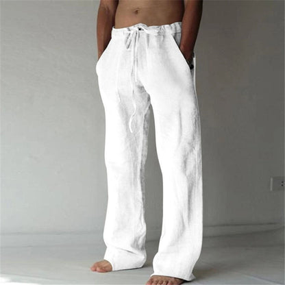 Benjamin - Men's Solid Color Linen Pants