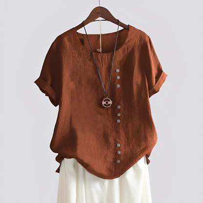 Isabelle - Women's Short Sleeve Comfortable Shirt