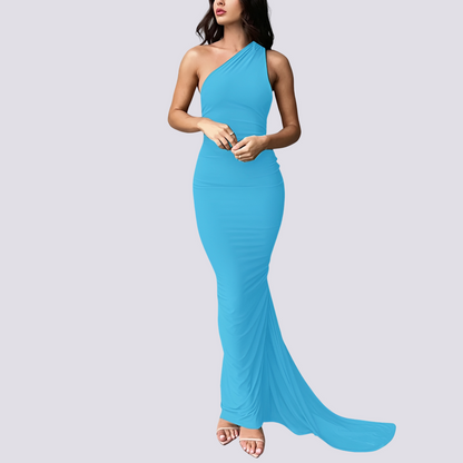 Martha - Elegant Backless Pleated Dress for Women