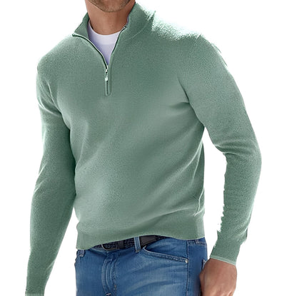 Eliott - Men's Cashmere Sweater with Zipper