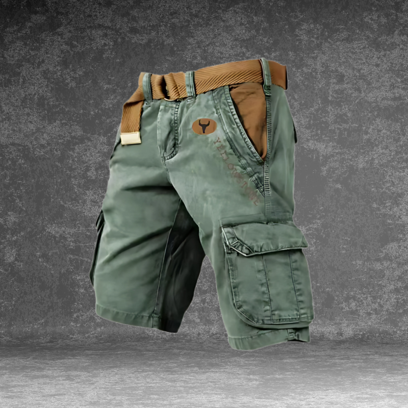 Cole - Sturdy Cargo Shorts for Men, Ideal for Adventures