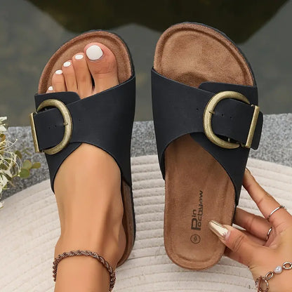 Naomi - Orthopedic sandals with a thick sole