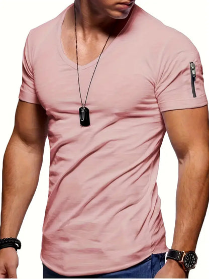 James - Men's V-Neck T-Shirt, Comfortable Design