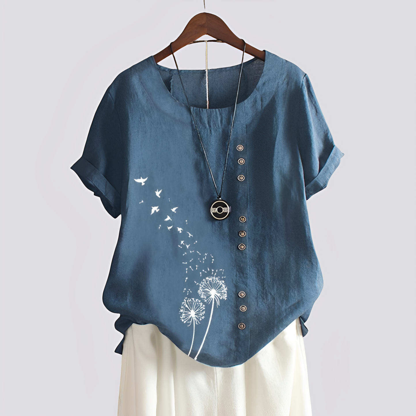 Isabelle - Women's Short Sleeve Comfortable Shirt