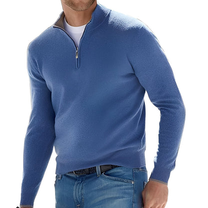 Eliott - Men's Cashmere Sweater with Zipper