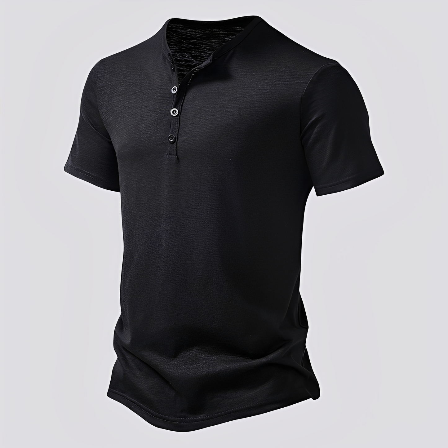 David - Casual button-up T-shirt for men