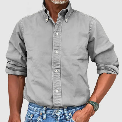 Vince – Classic men's shirt with a worn look