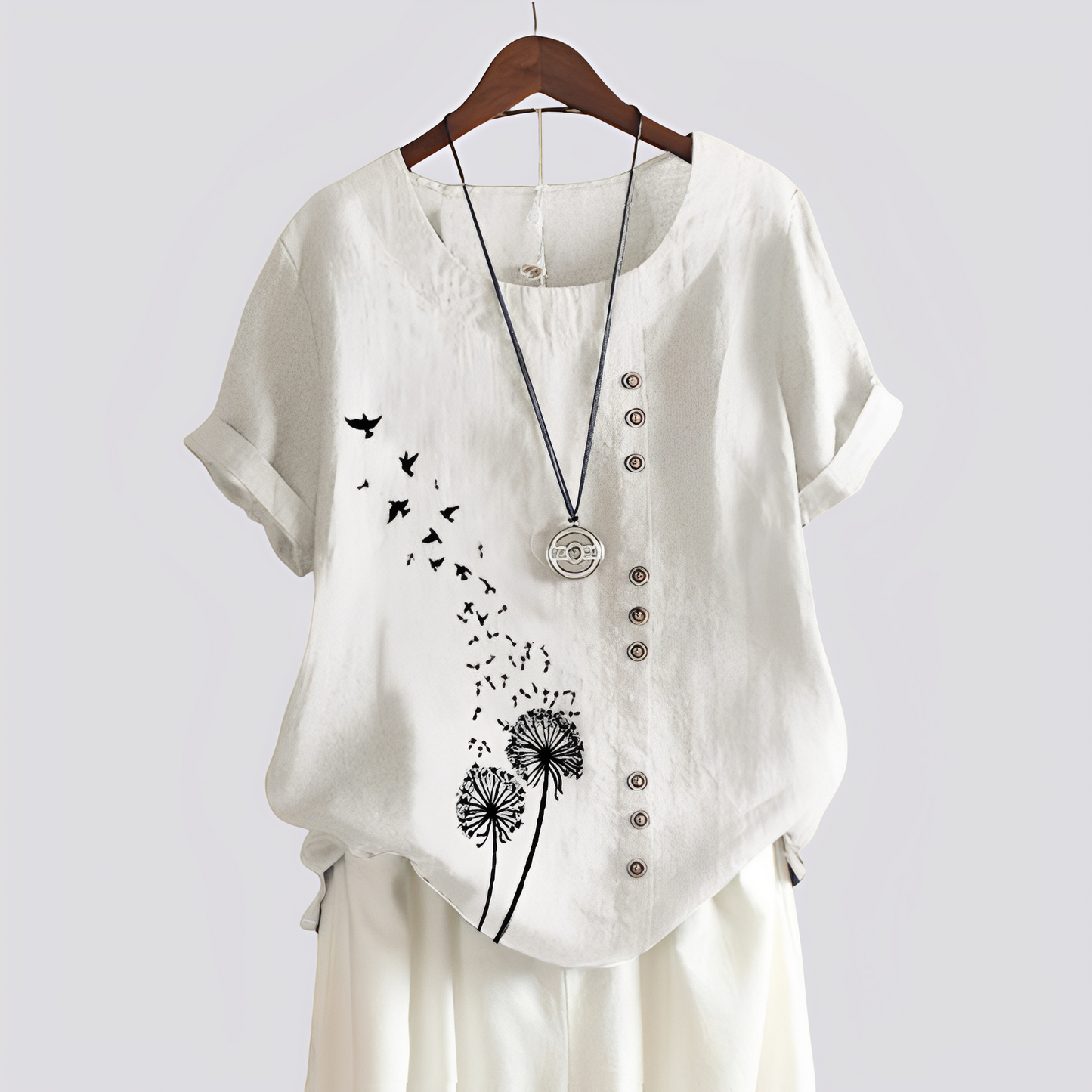 Isabelle - Women's Short Sleeve Comfortable Shirt