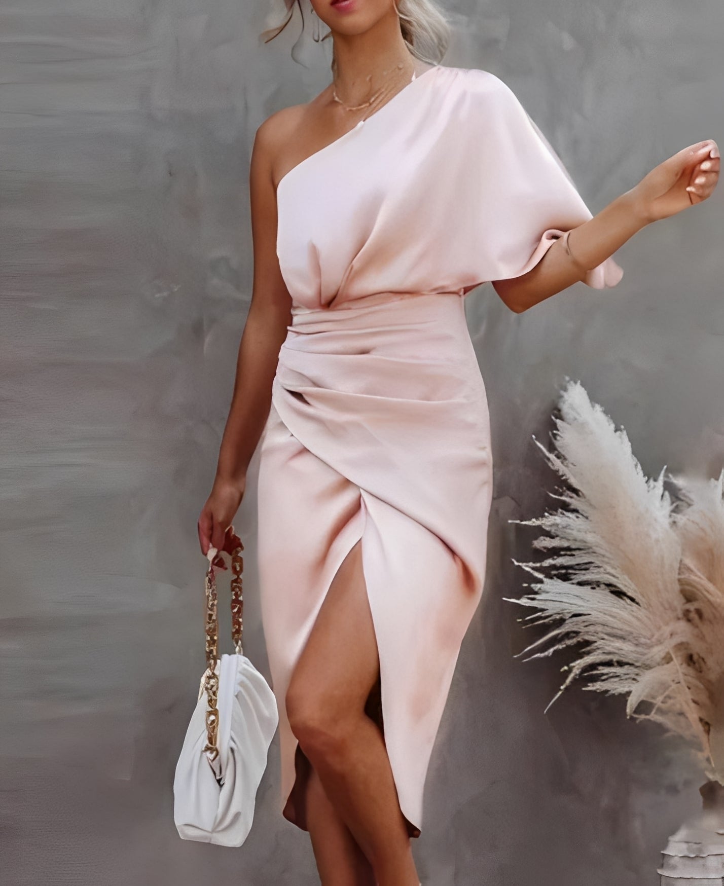 Claudia - Elegant, irregular dress for women