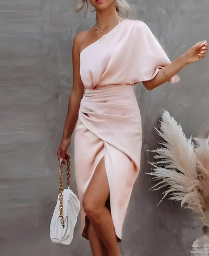 Claudia - Elegant, irregular dress for women