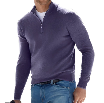Eliott - Men's Cashmere Sweater with Zipper