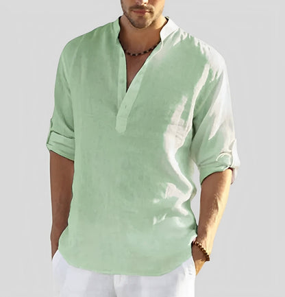 Cordell - Men's Linen Shirt with a Relaxed Fit