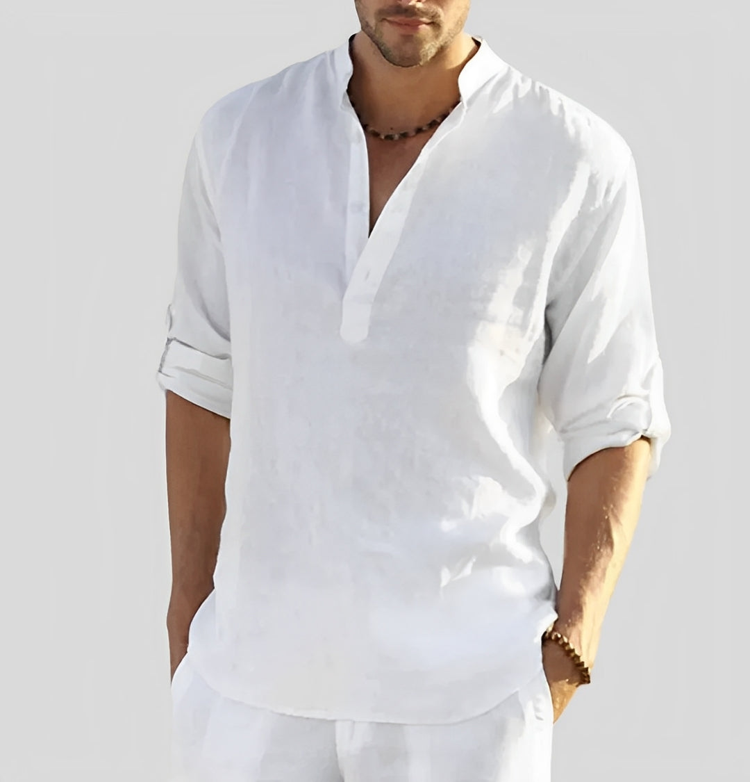 Cordell - Men's Linen Shirt with a Relaxed Fit