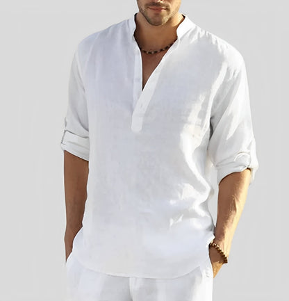Cordell - Men's Linen Shirt with a Relaxed Fit