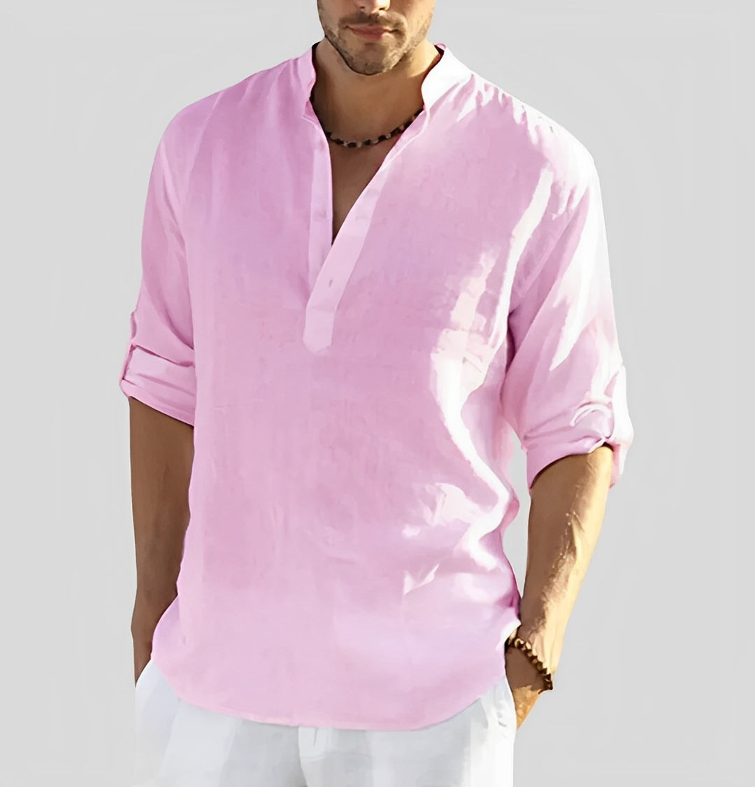 Cordell - Men's Linen Shirt with a Relaxed Fit