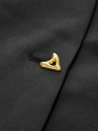 Leonie - V-Neck Blouse with Button Placket