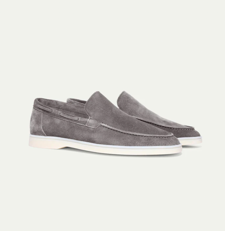 Lorenzo - Classic Men's Loafers in Suede
