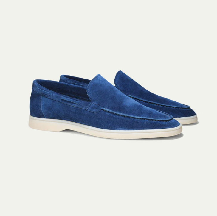 Lorenzo - Classic Men's Loafers in Suede