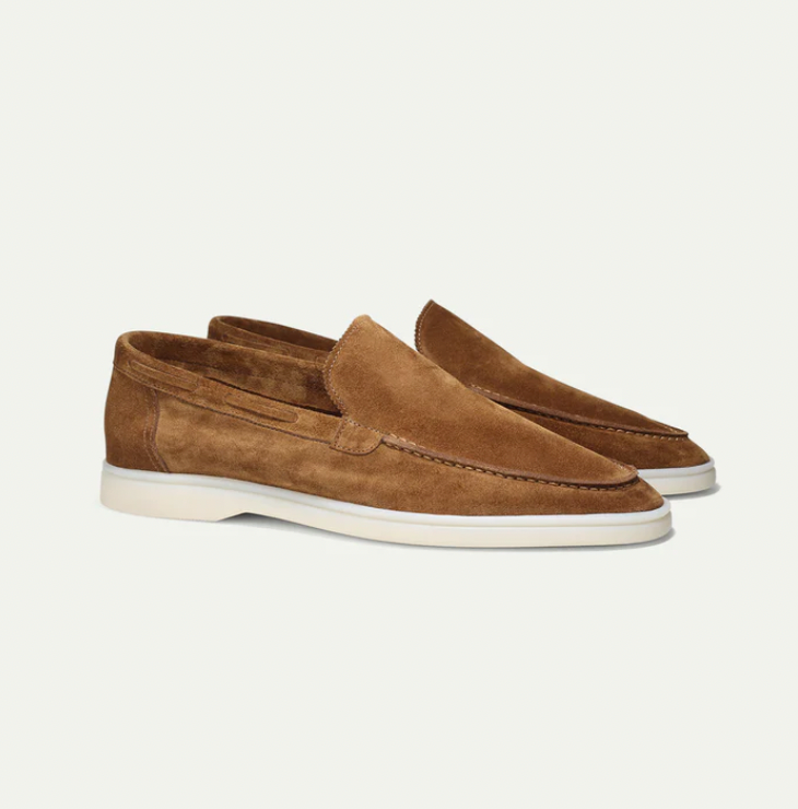 Lorenzo - Classic Men's Loafers in Suede