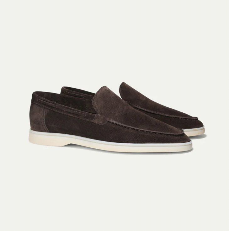Lorenzo - Classic Men's Loafers in Suede