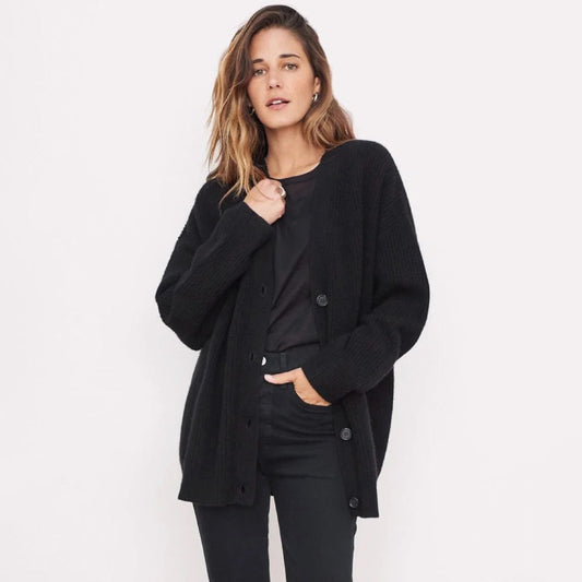 Leah – Women's oversized cashmere cardigan