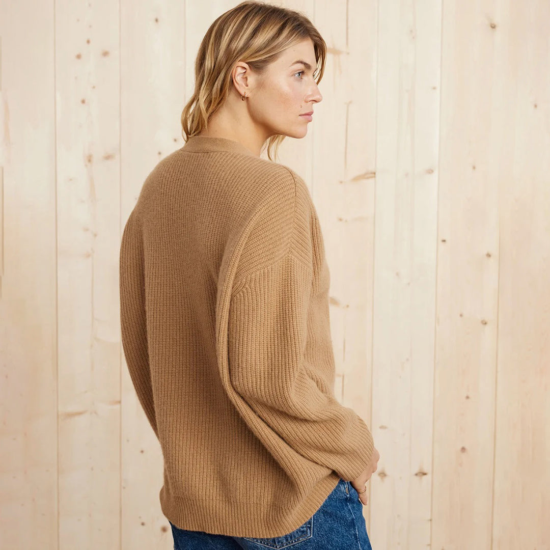 Leah – Women's oversized cashmere cardigan