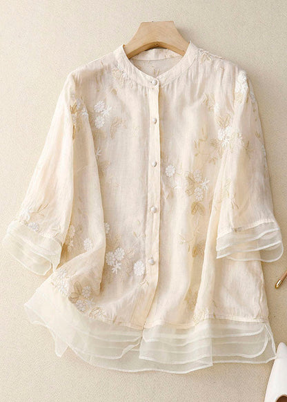 Elaine - Versatile and Embroidered Blouse