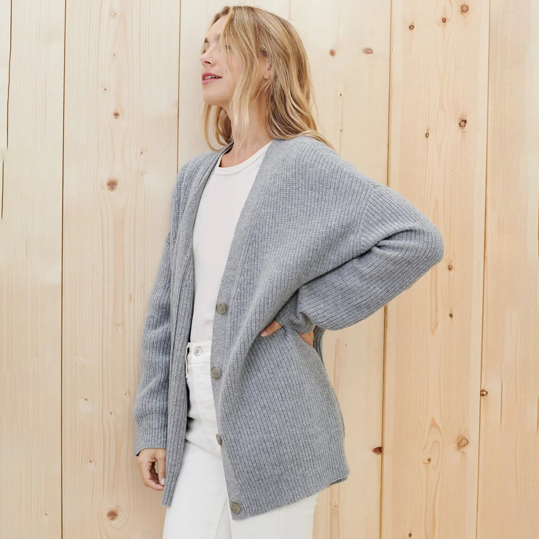 Leah – Women's oversized cashmere cardigan