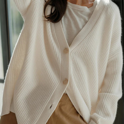 Leah – Women's oversized cashmere cardigan