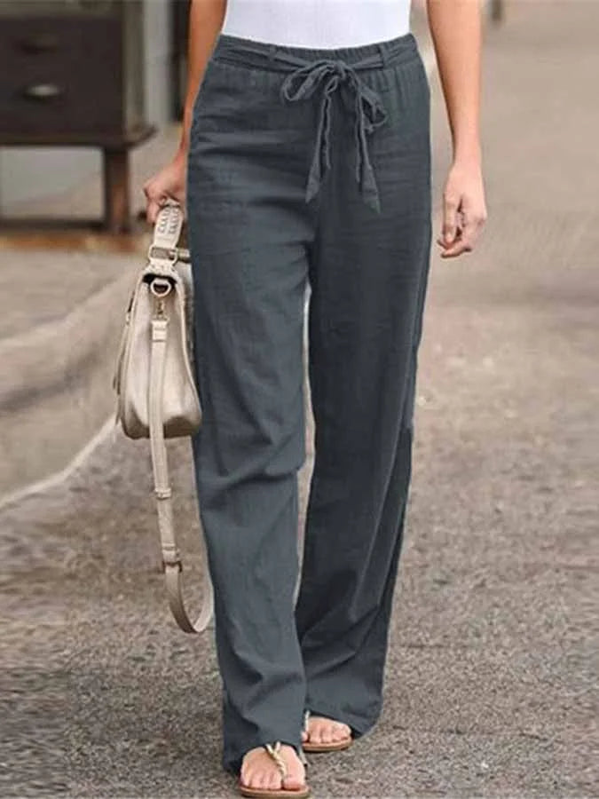 Lauren - Linen Pants with Easy Comfort