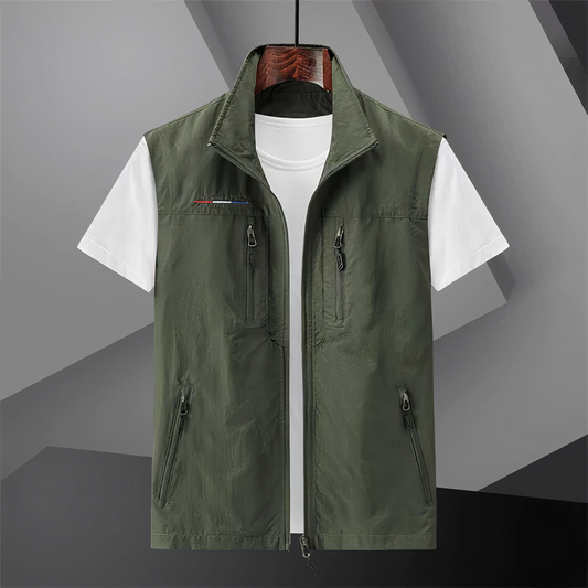 Erik – Cotton Multi-Pocket Vest