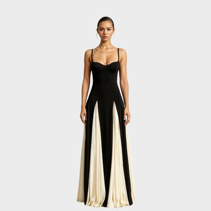 Margaux – Elegant Maxi Dress with V-Neck