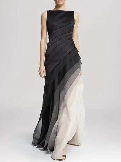 Celeste – Stylish Layered Evening Gown