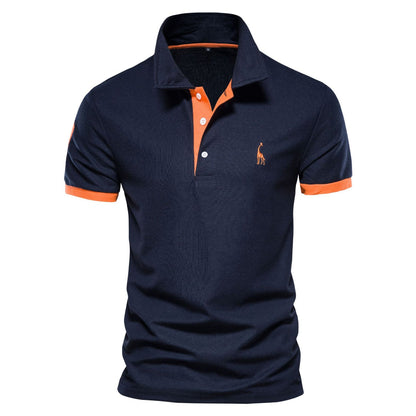 Marl - Stylish short-sleeve polo for men