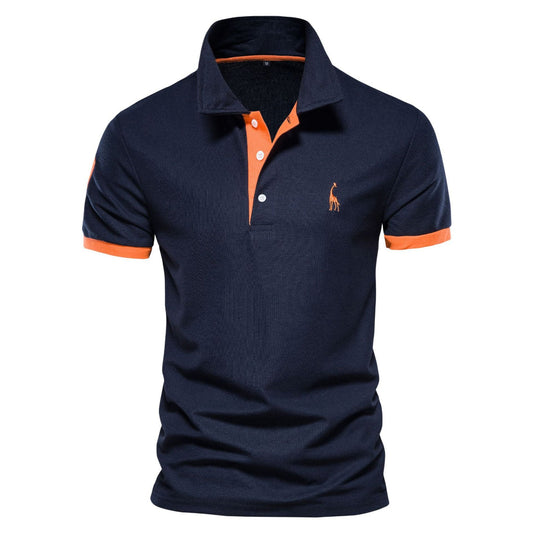 Marl - Stylish short-sleeve polo for men